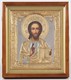 Икона фото в киоте 24х30 Спаситель золочёная багетный подрамник 238962