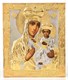 Икона живописная в ризе 24х30 объемная золочение Озерянская Божья Матерь 238811