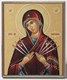 Икона на дереве 22х26 объёмная Семистрельная Божья Матерь 238563