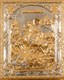 Икона живописная в ризе 18х24 объемная золочение Дмитрий Солунский 237290