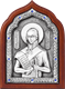 Икона Святой Феодор Ушаков серебряная на дереве 253112 - фото 16402
