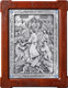 Икона Воскресение Христово серебряная на дереве 253495 - фото 16491