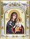 Икона освященная Неувядаемый Цвет Божией Матери 14х18 см 240105 - фото 17604