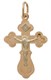 Крестик из золота с бриллиантом 240754