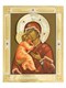 Икона Владимирская Божья Матерь ювелирная серебряная 241669