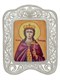 Икона Великомученица Екатерина серебряная 241707 - фото 21164
