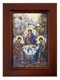 Икона Святая Троица ювелирная серебряная 241711