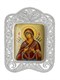 Икона Семистрельная Божья Матерь ювелирная серебряная 241817