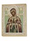 Икона Семистрельная Божья Матерь ювелирная серебряная 241828