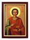 Икона Пантелеймон целитель ювелирная серебряная 241841