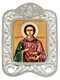 Икона Пантелеймон целитель ювелирная серебряная 241870