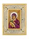 Икона Владимирская Божья Матерь ювелирная серебряная 241896