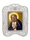 Икона Серафима Саровского серебряная ювелирная 242434