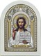 Икона освященная Спас Пантократор на белом дереве с позолотой 243219 - фото 22885