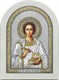 Икона освященная Пантелеймон Целитель на белом дереве позолоченная 243335 - фото 23098