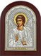 Икона Ангел Хранитель серебряная на дереве позолоченная 243441 - фото 23401