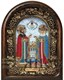 Икона Святые благоверные Петр и Феврония бисер 243967 - фото 24520