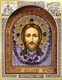 Икона Спас Нерукотворный бисер 243983
