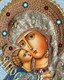 Икона Пресвятая Богородица Владимирская бисер 244080
