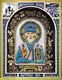Икона Николай Чудотворец бисер 244226