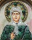Икона Святая блаженная Матрона Московская бисер 244231