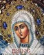 Икона Пресвятая Богородица Семистрельная Умягчение Злых Сердец бисер 244233