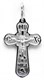 Крест православный серебряный с родием 1.79гр 252843