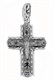 Крестик православный Спаси и сохрани серебряный 1.97гр 252595