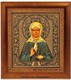 Икона Святая Блаженная Матрона финифть позолота 15429