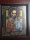 Икона Святой Николай Чудотворец финифть позолота 15454