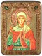 Подарочная икона Святая мученица Виктория Кордувийская на мореном дубе 20х15 20197 - фото 32899