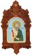 Рукописная икона Святой апостол Андрей Первозванный на кипарисе 20х15 20317 - фото 33019