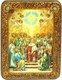 Подарочная икона Сошествие Святого Духа на мореном дубе 20х15 20322 - фото 33024