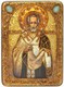 Аналойная икона Святитель Иоанн Златоуст на мореном дубе 29х21 20537 - фото 33239