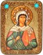 Подарочная икона Святая мученица Алла Готфская на мореном дубе 20х15 20542