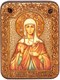 Подарочная икона Святая Емилия Кесарийская (Каппадокийская) на мореном дубе 20х15 20576 - фото 33278