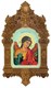 Рукописная икона Ангел Хранитель на кипарисе 20х15 20577 - фото 33279