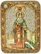 Подарочная икона Преподобный Максим Грек на мореном дубе 20х15 20615 - фото 33317