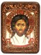 Подарочная икона Спас Нерукотворный на мореном дубе 20х15 20757 - фото 33459