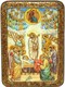 Аналойная икона Успение Пресвятой Богородицы на мореном дубе 29х21 20778 - фото 33480