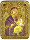 Подарочная икона Божией матери Скоропослушница на мореном дубе 20х15 20867 - фото 33569