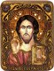 Подарочная икона Господь Вседержитель на мореном дубе 20х15 20869 - фото 33571