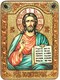 Аналойная икона Господь Вседержитель на мореном дубе 29х21 20932 - фото 33634