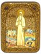 Подарочная икона Святая преподобномученица великая княгиня Елисавета на мореном дубе 20х15 20939