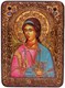 Аналойная икона Ангел Хранитель на мореном дубе 29х21 20957 - фото 33659