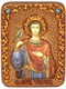 Подарочная икона Святой мученик Трифон на мореном дубе 20х15 20975 - фото 33677