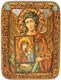Подарочная икона Ангел Хранитель на мореном дубе 20х15 21114 - фото 33816