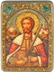Аналойная икона Святой благоверный князь Александр Невский на мореном дубе 29х21 20456