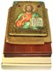 Аналойная икона Господь Вседержитель на мореном дубе 29х21 20932