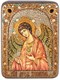 Подарочная икона Ангел Хранитель на мореном дубе 20х15 20236